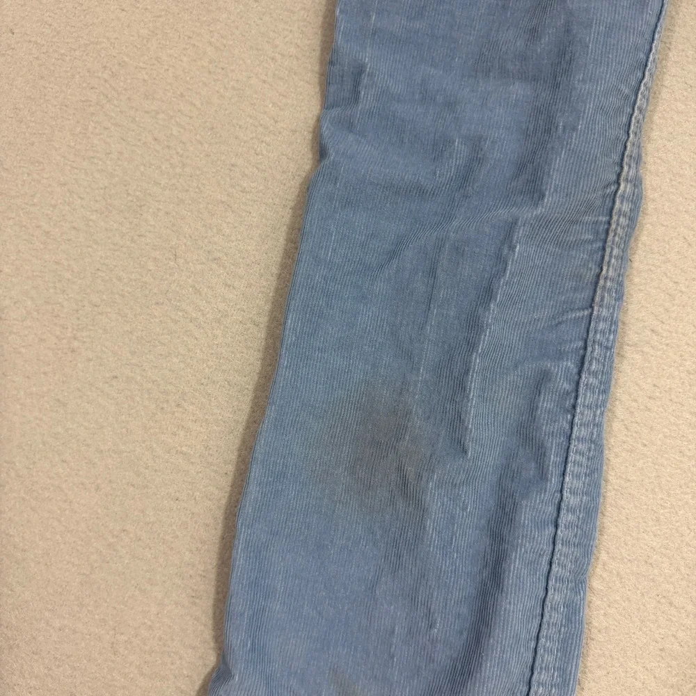 Vintage Levis Corduroy Pants Teen 28x34 USA Made 70s High Waist Flare Bootcut